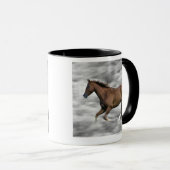 Laufendes Pferd Tasse (VorderseiteRechts)