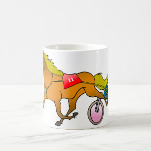 Laufendes Pferde-und Buggy-Tasse Kaffeetasse
