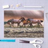 Laufendes Pferdegewebe Seidenpapier (Handwerk)