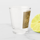 Laufendes Roadrunner-Shotglas Schnapsglas (Links)