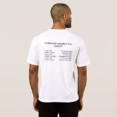 Laufendes Shirt des halben Marathons (Schwarz voll)