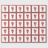 Laufendes Spur- und Feldverschenkpapier Geschenkpapier (Flach)