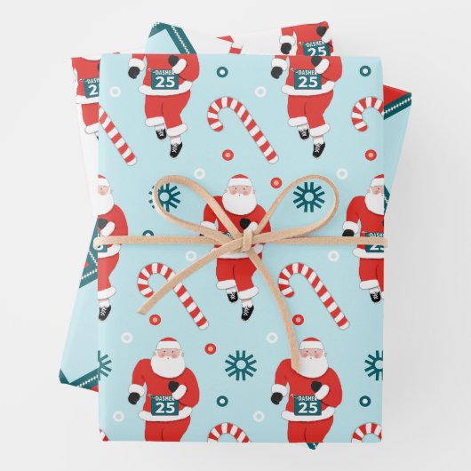 Laufendes Tourengeschenk Geschenkpapier Set (Beispiel)