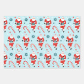 Laufendes Tourengeschenk Geschenkpapier Set (Vorderseite)