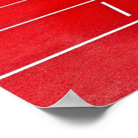 Laufendes Track Poster/Print Poster (Ecke)