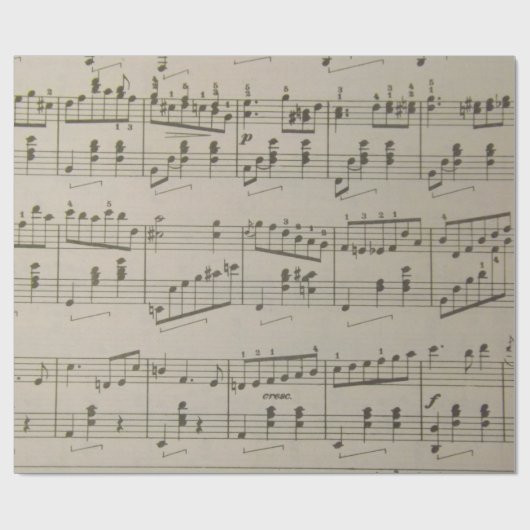 Laufendes Walzer-Packpapier Geschenkpapier (Flach)