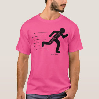 Laufendes wanderfähiges Set Go Hashtag Nächstes T- T-Shirt