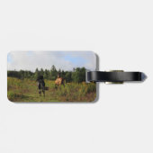 Laufendes wildes gepäckanhänger (Rückseite horizontal)