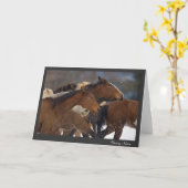 Laufendes wildes karte (Gelbe Blume)