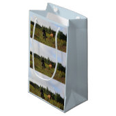 Laufendes wildes kleine geschenktüte (Vorderseite Schrägansicht)