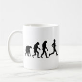 Läufer-Evolutionsikone Kaffeetasse (Links)