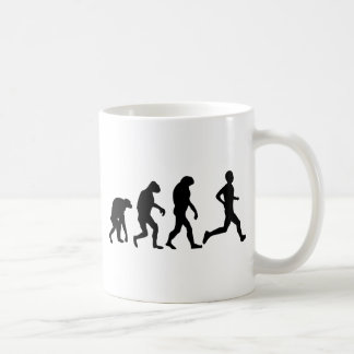Läufer-Evolutionsikone Kaffeetasse