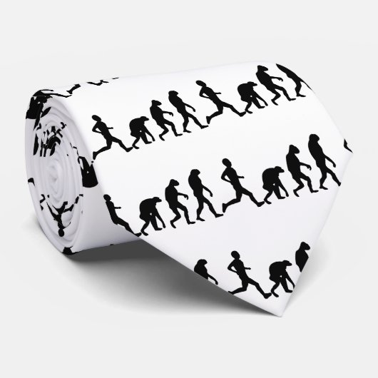 Läufer-Evolutionsikone Krawatte (Gerollt)