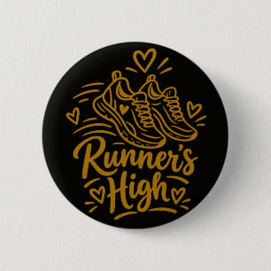 Läufer-Hoch-Geschwindigkeits-Geschenk für süße Lau Button