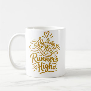 Läufer-Hoch-Geschwindigkeits-Geschenk für süße Lau Kaffeetasse