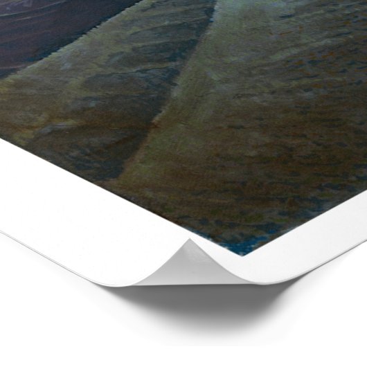 Läufer im Poly Canyon Poster (Ecke)