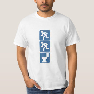 Läufer-Läufer Erröten T-Shirt