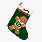 Läufer läuft großer weihnachtsstrumpf (Vorderansicht (hängend))