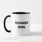 Läufer-Mädchen-Tasse Tasse (Links)