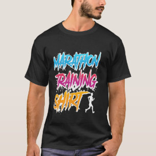 Läufer MARATHON-TRAININGSHIRT Laufen Lustiger Mara T-Shirt