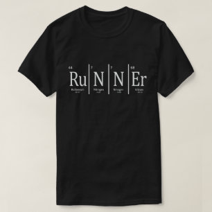 Läufer Periodensystem Marathonläufer Wissenschaft T-Shirt