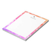 Läufer. Personalisierter Editor Notizblock (Rotiert)