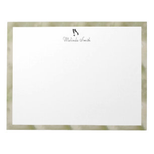 Läufer. Personalisierter Editor Notizblock