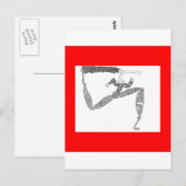 Läufer Postkarte (Vorne/Hinten)