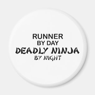 Läufer tödliches Ninja bis zum Nacht Magnet