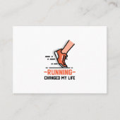 Läufer Visitenkarte (Vorderseite)