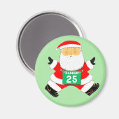 Läufer Weihnachten Sammelobjekt Magnet (Vorderseite/Rückseite)