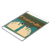 Läufer-Zehen Notizblock (Linke Seite)