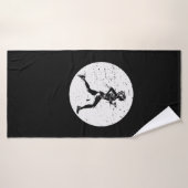 Läuferin trainiert für die nächste Langstrecke Badehandtuch (Badehandtuch)