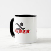 Läuferkaffee-Tasse Tasse (Vorderseite Links)