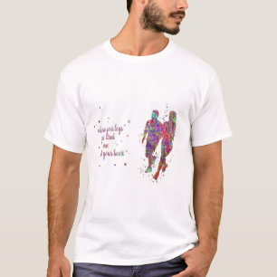 Läuferpaare, laufende Frau und Mann, laufend T-Shirt
