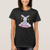 "Laufey Bunny on a Cloud with Stars - Niedliches D T-Shirt (Vorderseite)