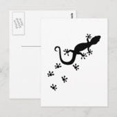 Laufgecko Postkarte (Vorne/Hinten)