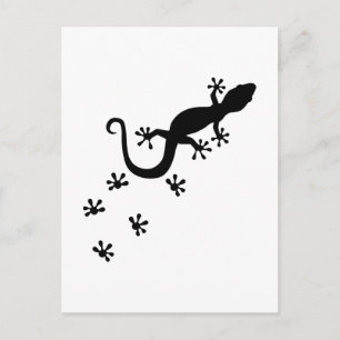 Laufgecko Postkarte