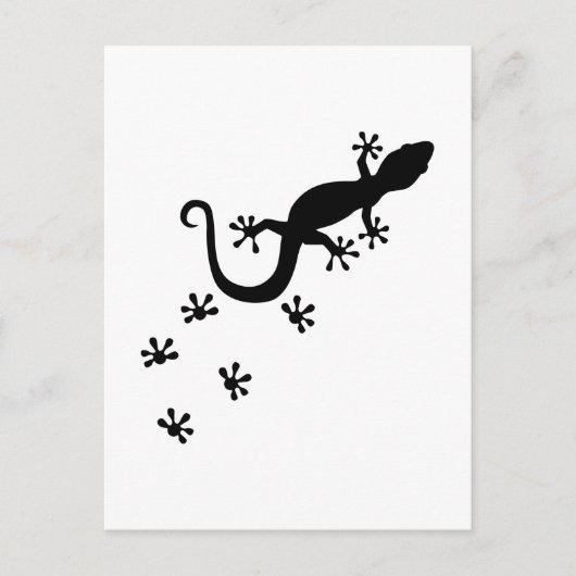 Laufgecko Postkarte (Vorderseite)