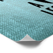 Läufiges Pinguin-Motivierend Poster (Ecke)