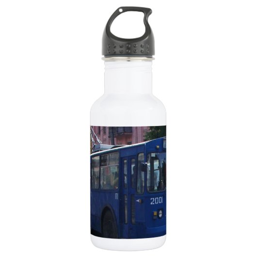 Laufkatze-Bus Trinkflasche (Vorderseite)