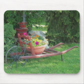 Laufkatze mit Blumen Mousepad (Vorne)