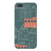 Laufkatze-Stadt iPhone Hülle (Hinten)