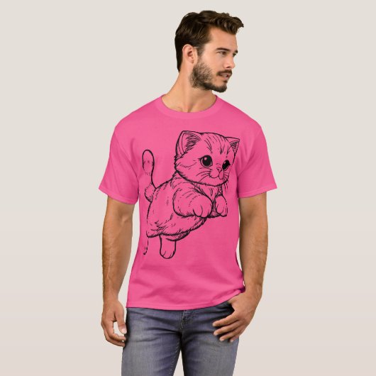 Laufkatze T-Shirt (Vorne ganz)