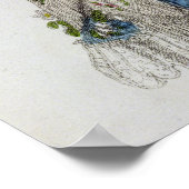 Laufkleid, Modeplatte aus Ackermanns Repo Poster (Ecke)