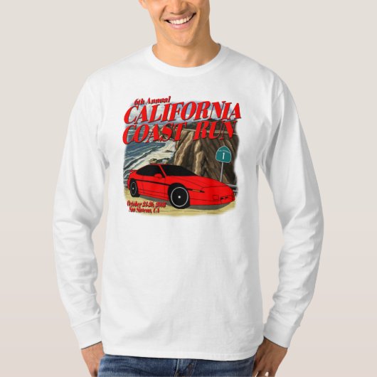 Lauf'langes Shirt Kaliforniens Küste Hülsen-08 (Vorderseite)