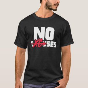 Laufmarathon ohne Ausreden Leichtathletik Läufer T-Shirt
