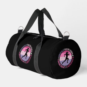Laufmentalität - Zitat über Ausdauer für Mädchen Duffle Bag