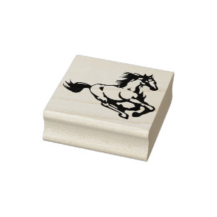 Laufpferd-Briefmarke Gummistempel