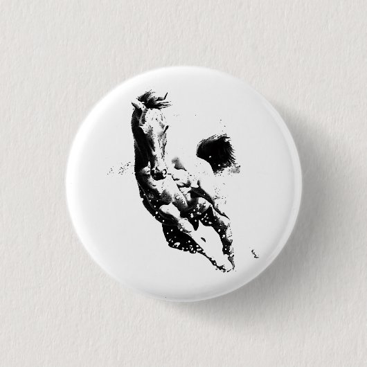 Laufpferd Button (Vorderseite)